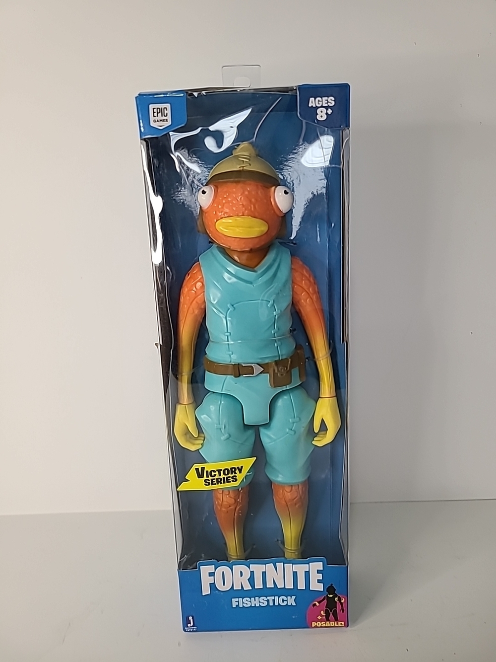 NIB Fortnite Fish Stick Action Figure 12in Collectible Victory Series Epic Games